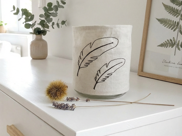 Feder - doodle Stickdatei